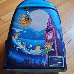 Loungefly Disney Peter Pan Backpack - Blue and Purple